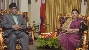 Prez urges PM Dahal to prepare for polls